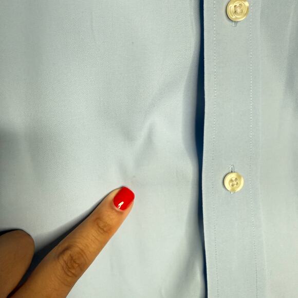 Lot of 2 Jos A Bank Executive Collection Men Shirts 16 1/2-37 Blue Office Preppy - Picture 13 of 15